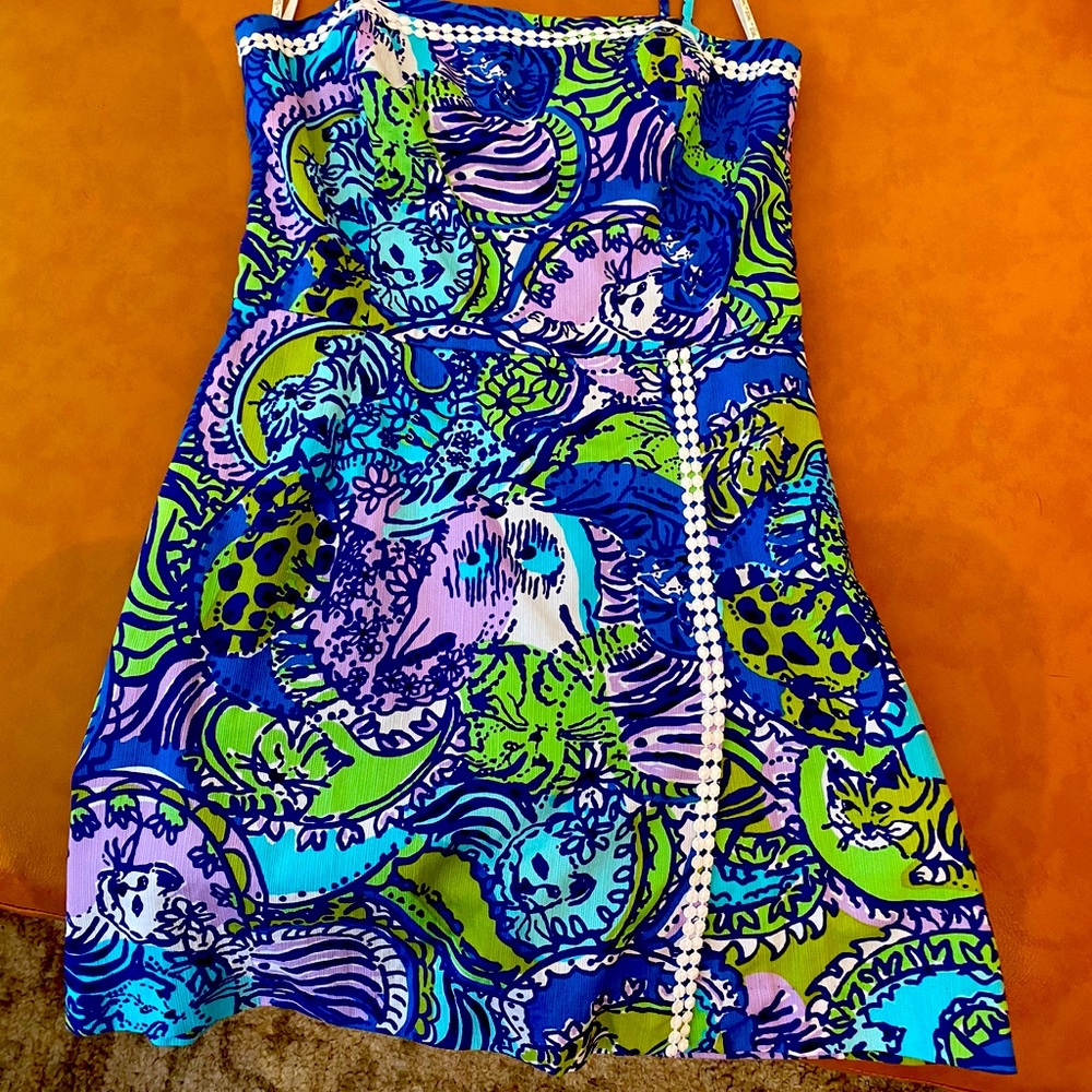 🔺SOLD 🔺Lilly Pulitzer Catitude Romper Size 4